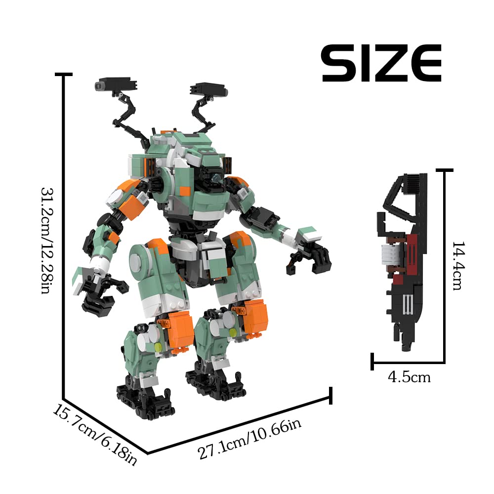 Foto 2 | Kit De Maquetas De Construcción Vanguard-class Titan Bt-7274 1057 Piezas - Venta Internacional.