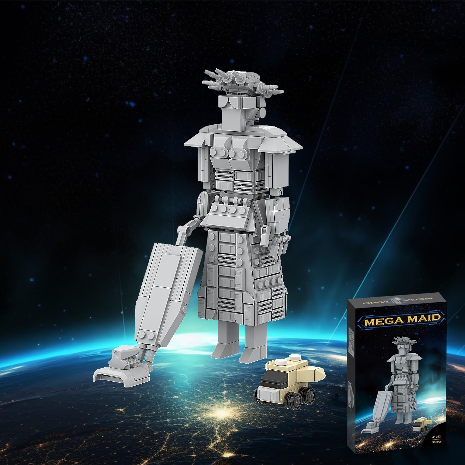 Foto 5 | Kit De Construcción Creative Mega Maid Spaceballs 362 Unidades - Venta Internacional.