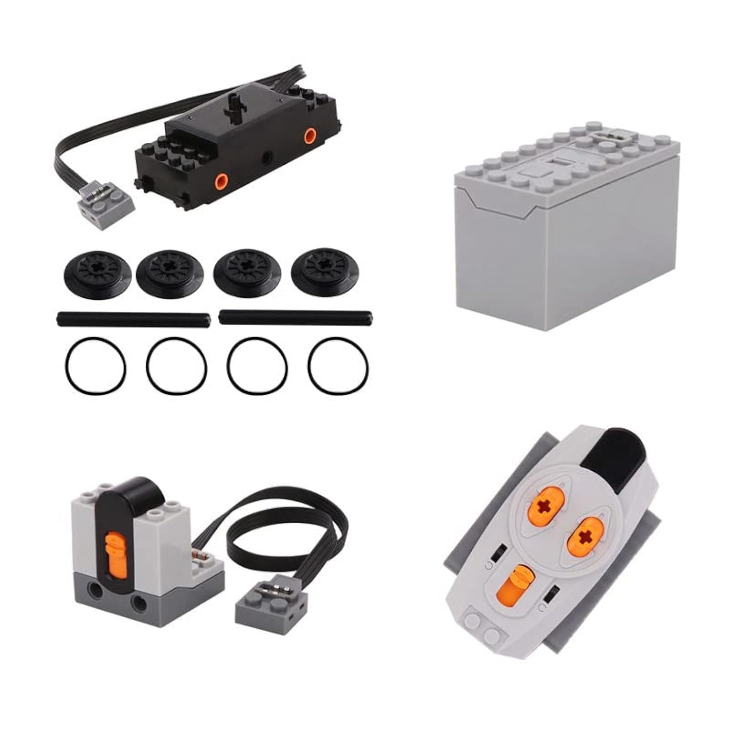 Foto 1 | Control Remoto Infrarrojo Building Blocks Para Motores De Vías De Tren, Caja De Baterías - Venta Internacional.