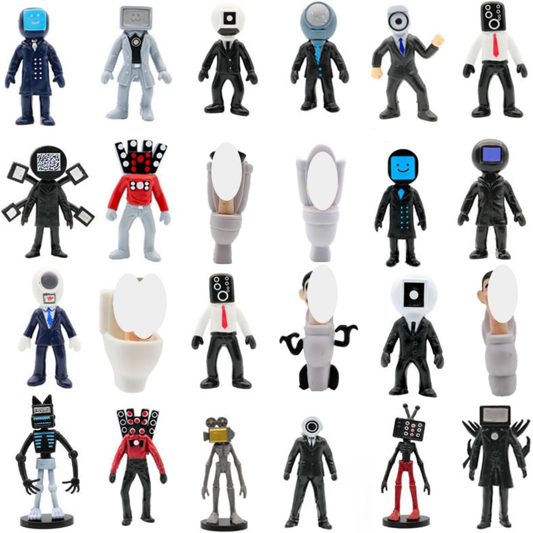 Foto 2 pulgar | Set De Muñecos Para Inodoro, Camarógrafo, Juego De Terror, 24 Piezas, Para Niños - Venta Internacional.