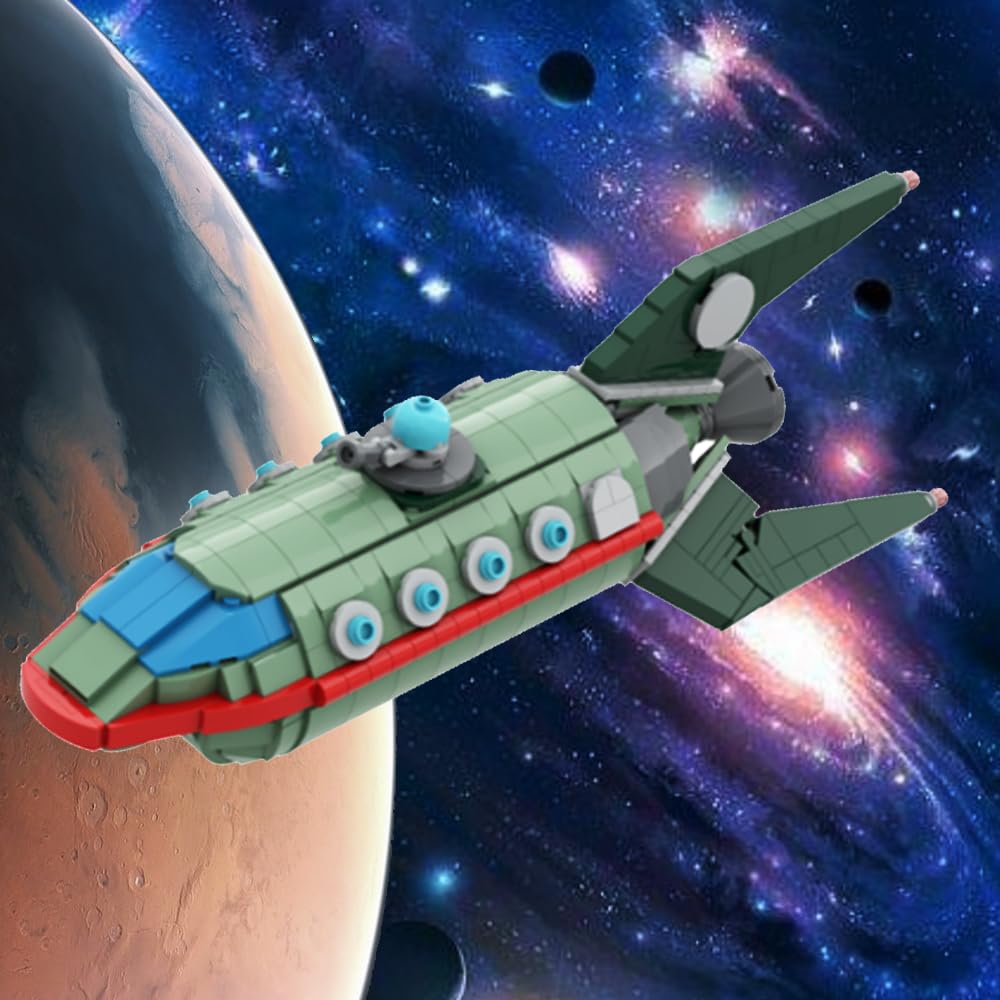 Foto 2 | Bloques De Construcción Futurama Planet Express Ship 614 Piezas - Venta Internacional.