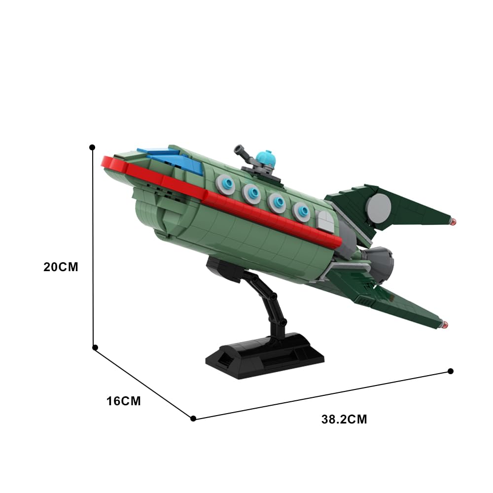 Foto 4 | Bloques De Construcción Futurama Planet Express Ship 614 Piezas - Venta Internacional.