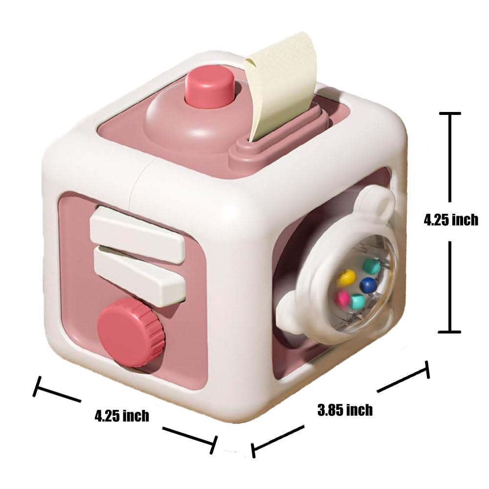 Foto 5 pulgar | Juguete Busy Cube Para Niña De 1 Año, Juguete Montessori De 12 A 18 Meses - Venta Internacional.