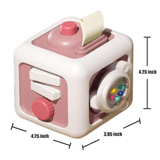 Foto 4 | Juguete Busy Cube Para Niña De 1 Año, Juguete Montessori De 12 A 18 Meses - Venta Internacional.