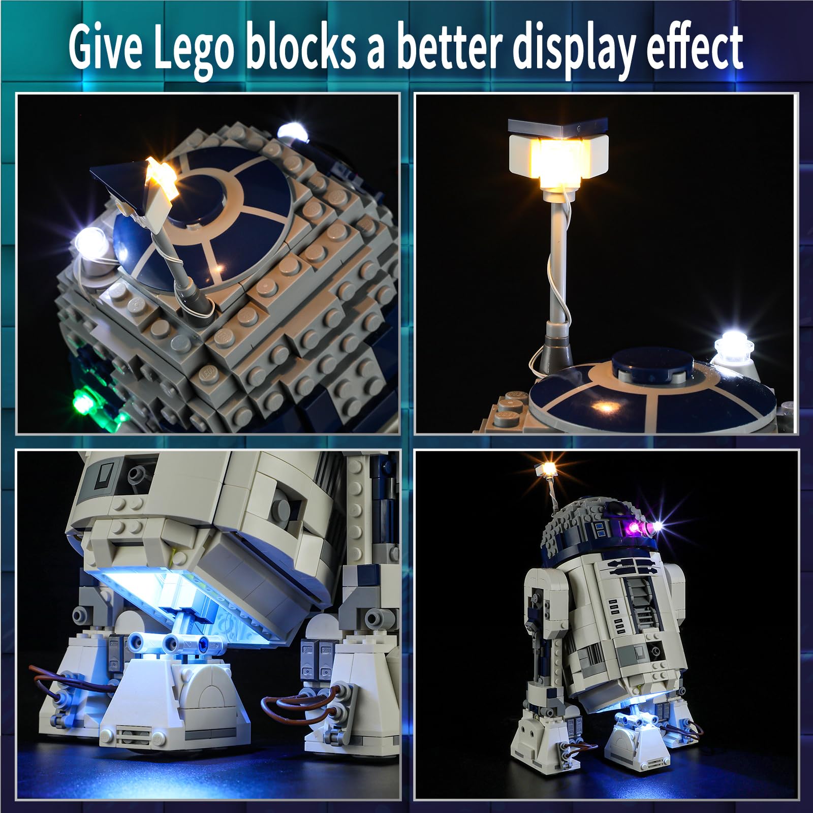 Foto 7 pulgar | Luz Led Para Lego 75379 R2-d2, Compatible Con Vaodest Design - Venta Internacional.