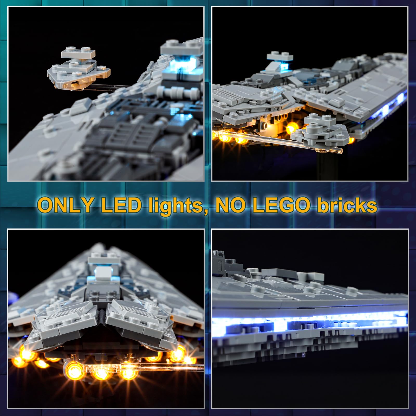 Foto 6 pulgar | Luz Led Para Lego 75356 Star Wars Executor Super Star Destroyer Set Vaodest - Venta Internacional.