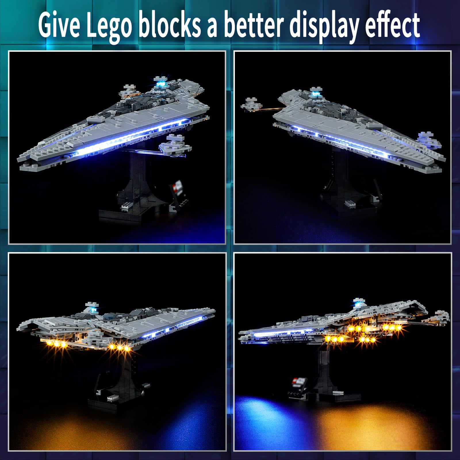 Foto 7 pulgar | Luz Led Para Lego 75356 Star Wars Executor Super Star Destroyer Set Vaodest - Venta Internacional.
