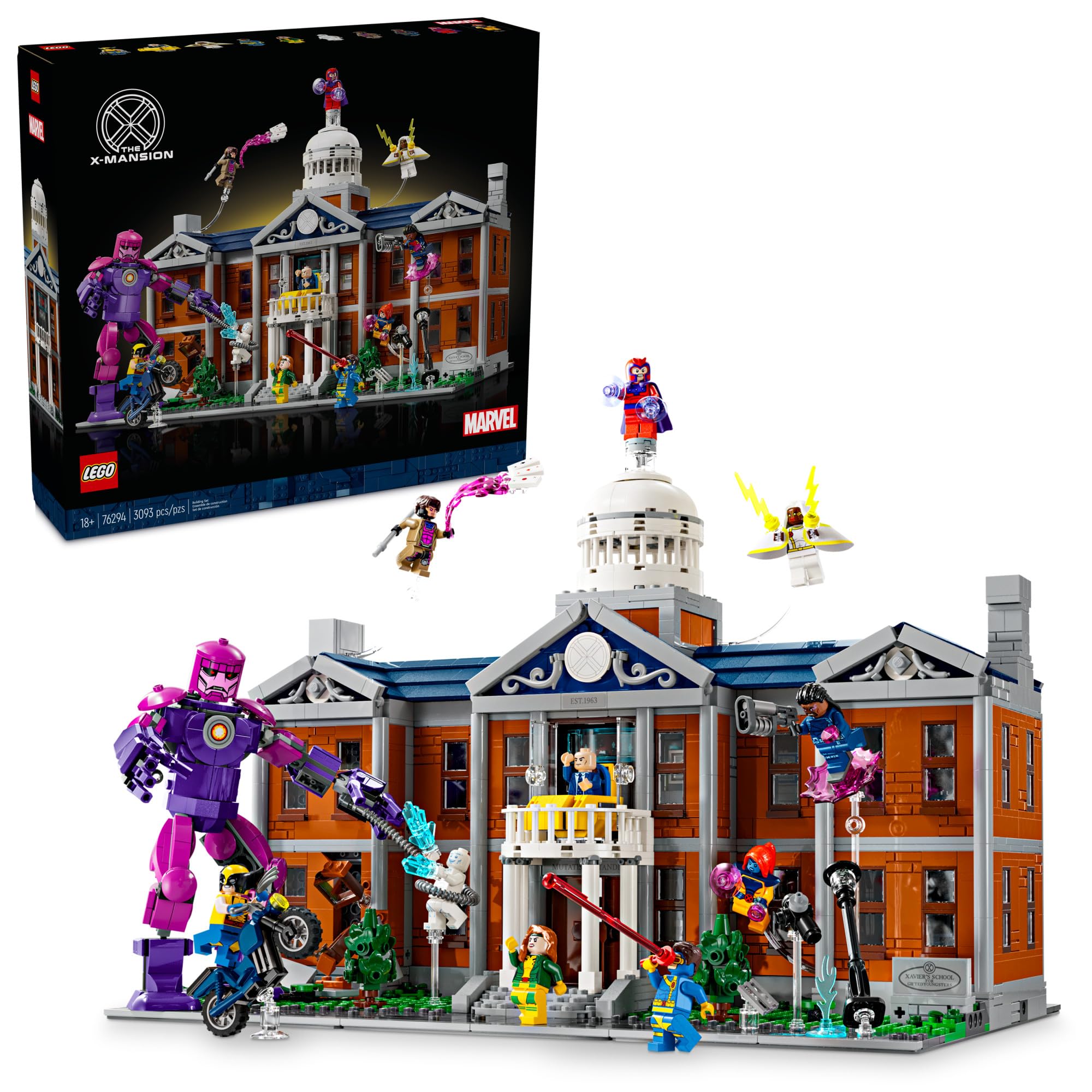 Foto 2 pulgar | Set De Construcción Lego Marvel X-men The X-mansion 76294 Con 10 Minifiguras - Venta Internacional.