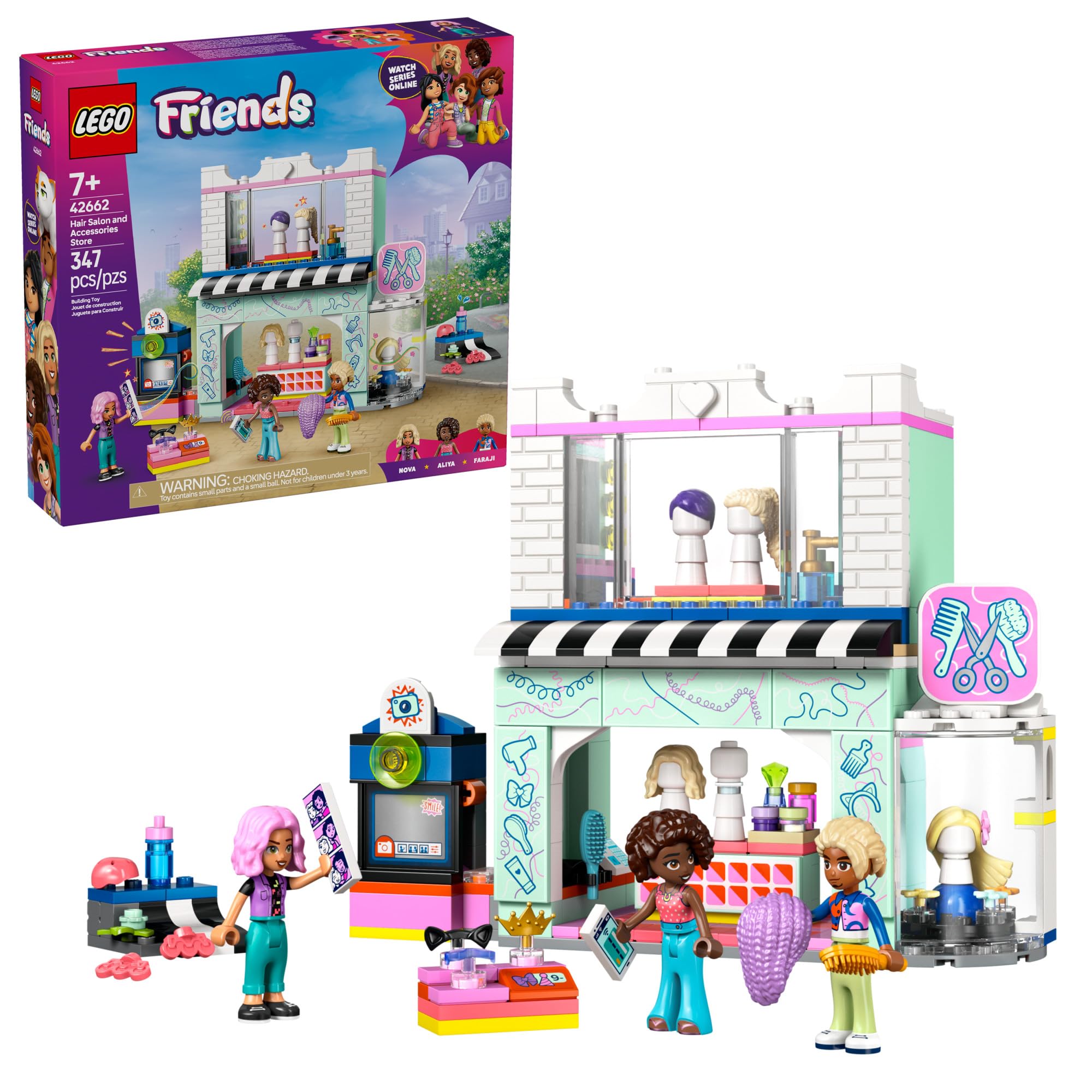 Foto 2 pulgar | Set de Construcción LEGO Friends Hair Salon con 3 Minimuñecos - Venta Internacional