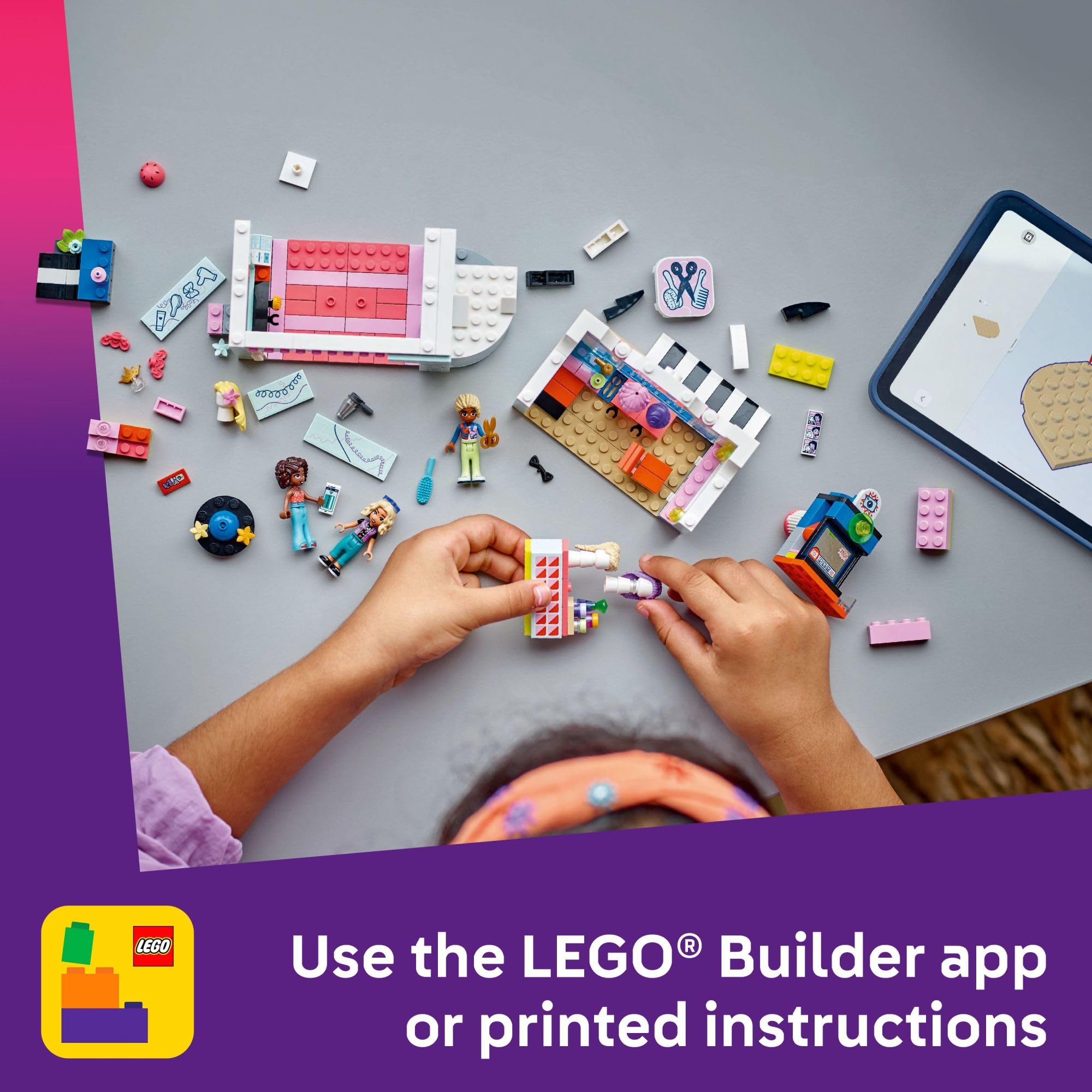 Foto 7 pulgar | Set de Construcción LEGO Friends Hair Salon con 3 Minimuñecos - Venta Internacional