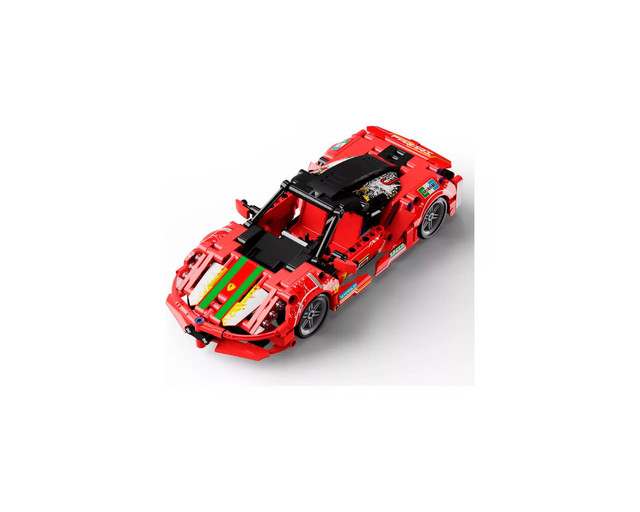 Foto 4 pulgar | Bloques Construcción Coche Carrera Rojo 492pc
