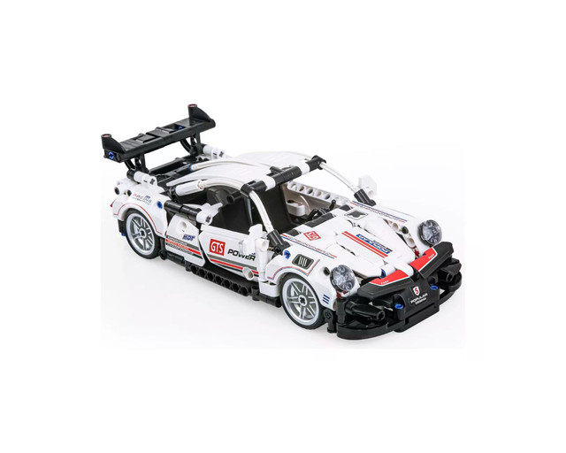 Foto 4 pulgar | Construccion Bloque Porsche Blanco 492pc