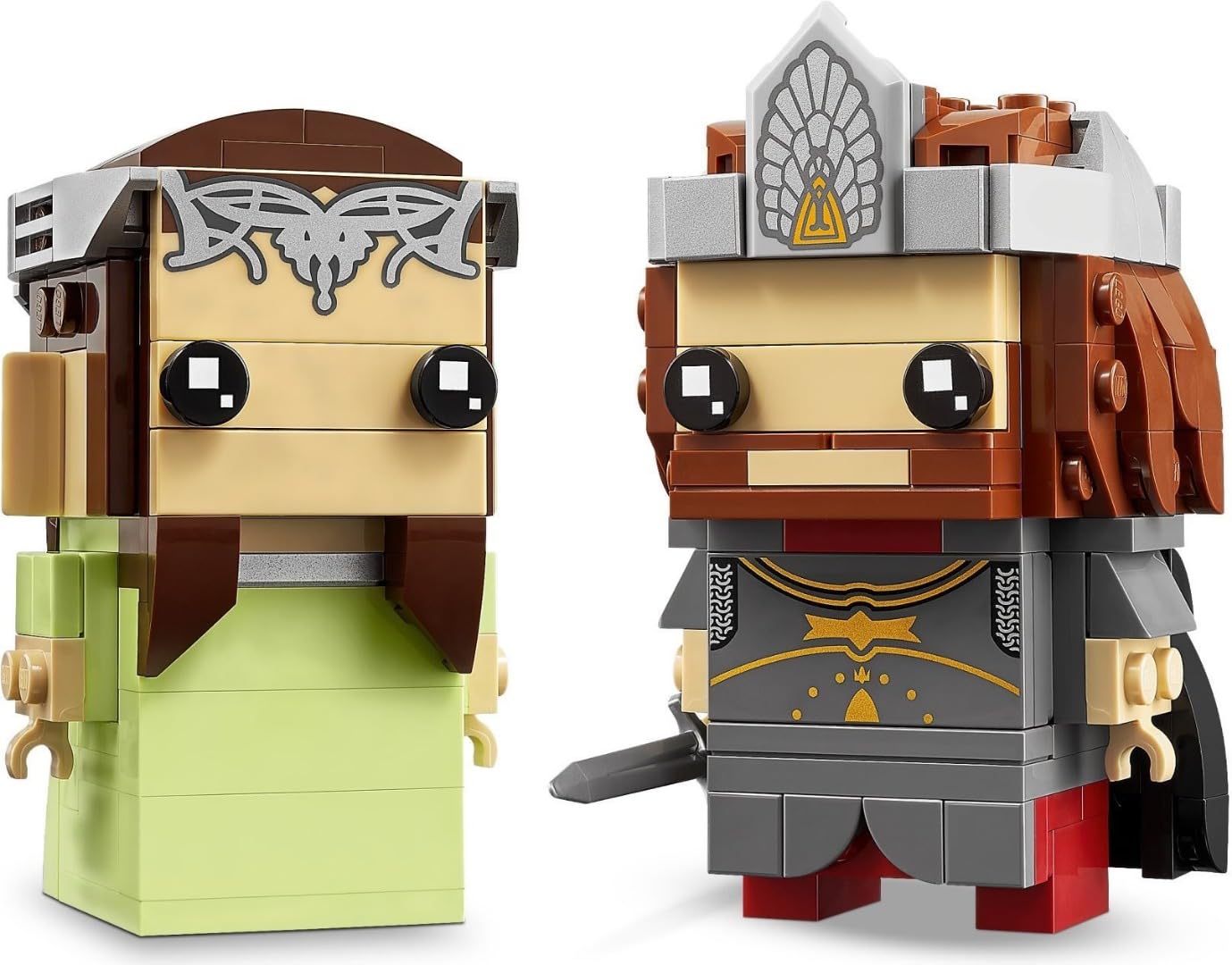 Foto 4 pulgar | Lego Brickheadz Aragorn & Arwen (40632) El Señor De Los Anillos - Venta Internacional.