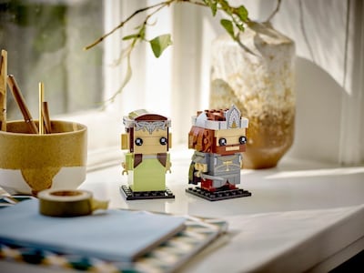Foto 5 | Lego Brickheadz Aragorn & Arwen (40632) El Señor De Los Anillos - Venta Internacional.