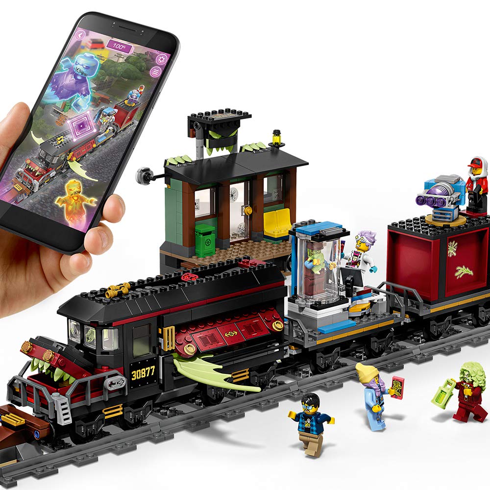Foto 4 | Kit De Construcción Lego Hidden Side Ghost Train Express 70424 - Venta Internacional.