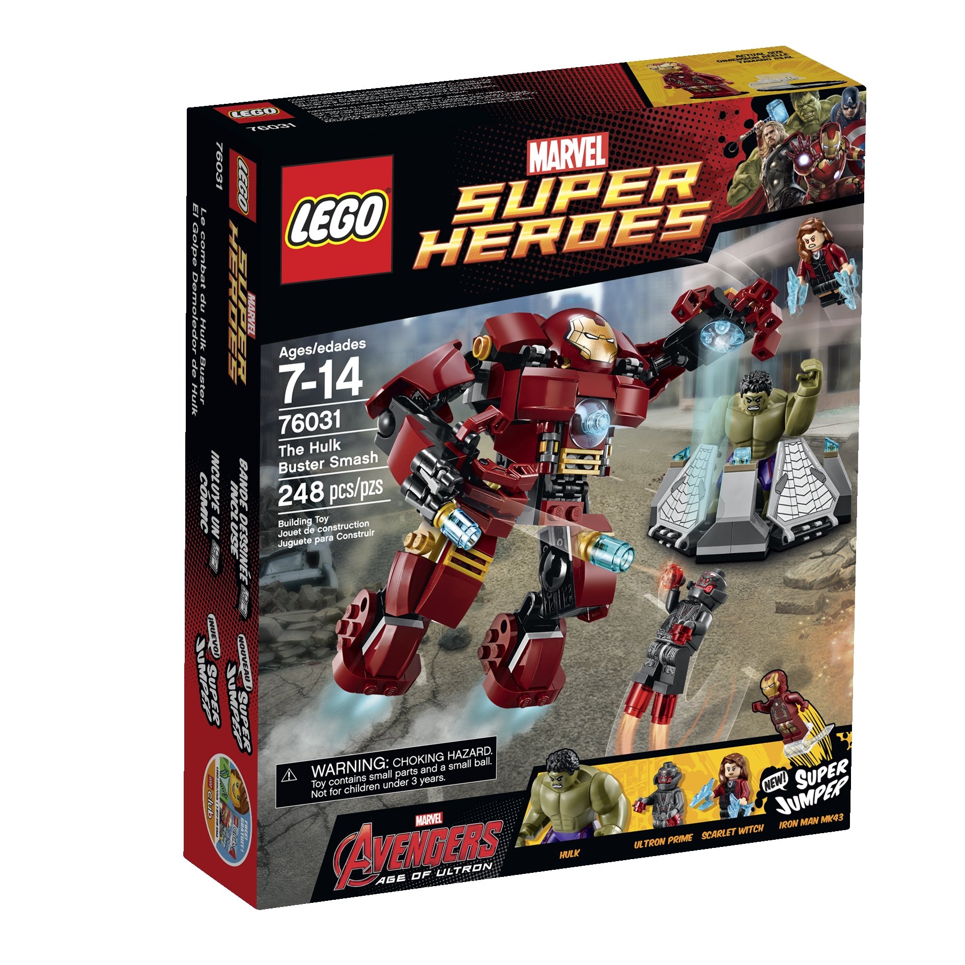 Foto 2 pulgar | Superhéroes De Juguete Lego The Hulk Buster Smash - Venta Internacional.