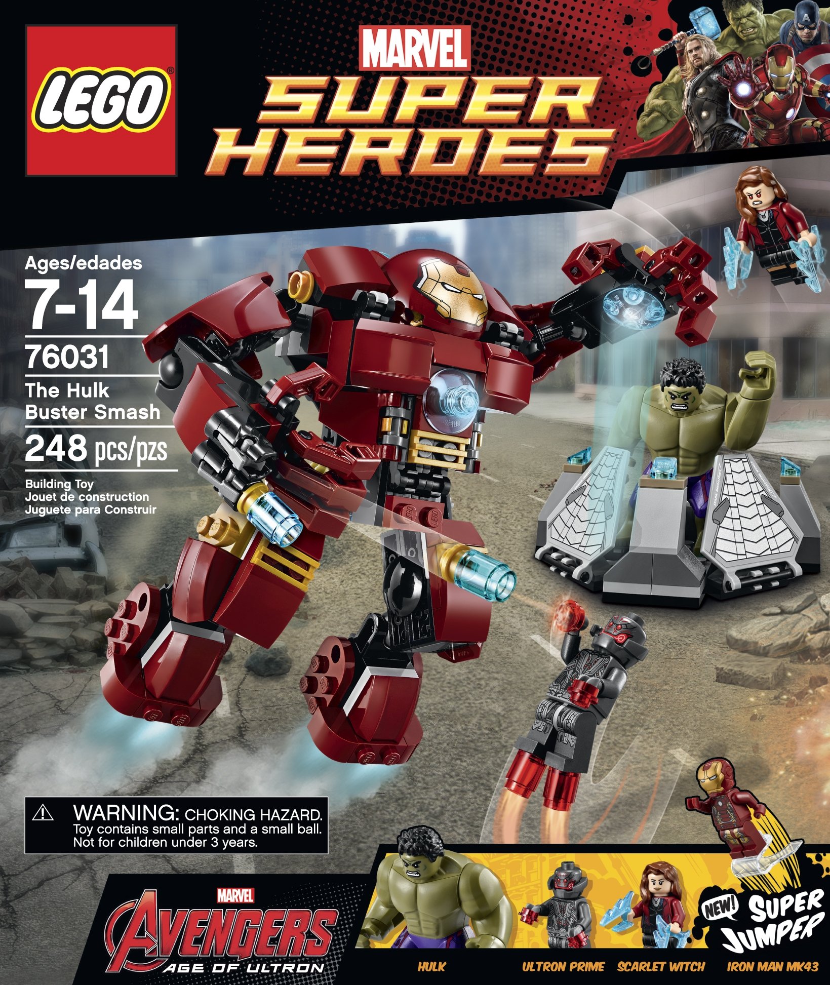 Foto 3 pulgar | Superhéroes De Juguete Lego The Hulk Buster Smash - Venta Internacional.