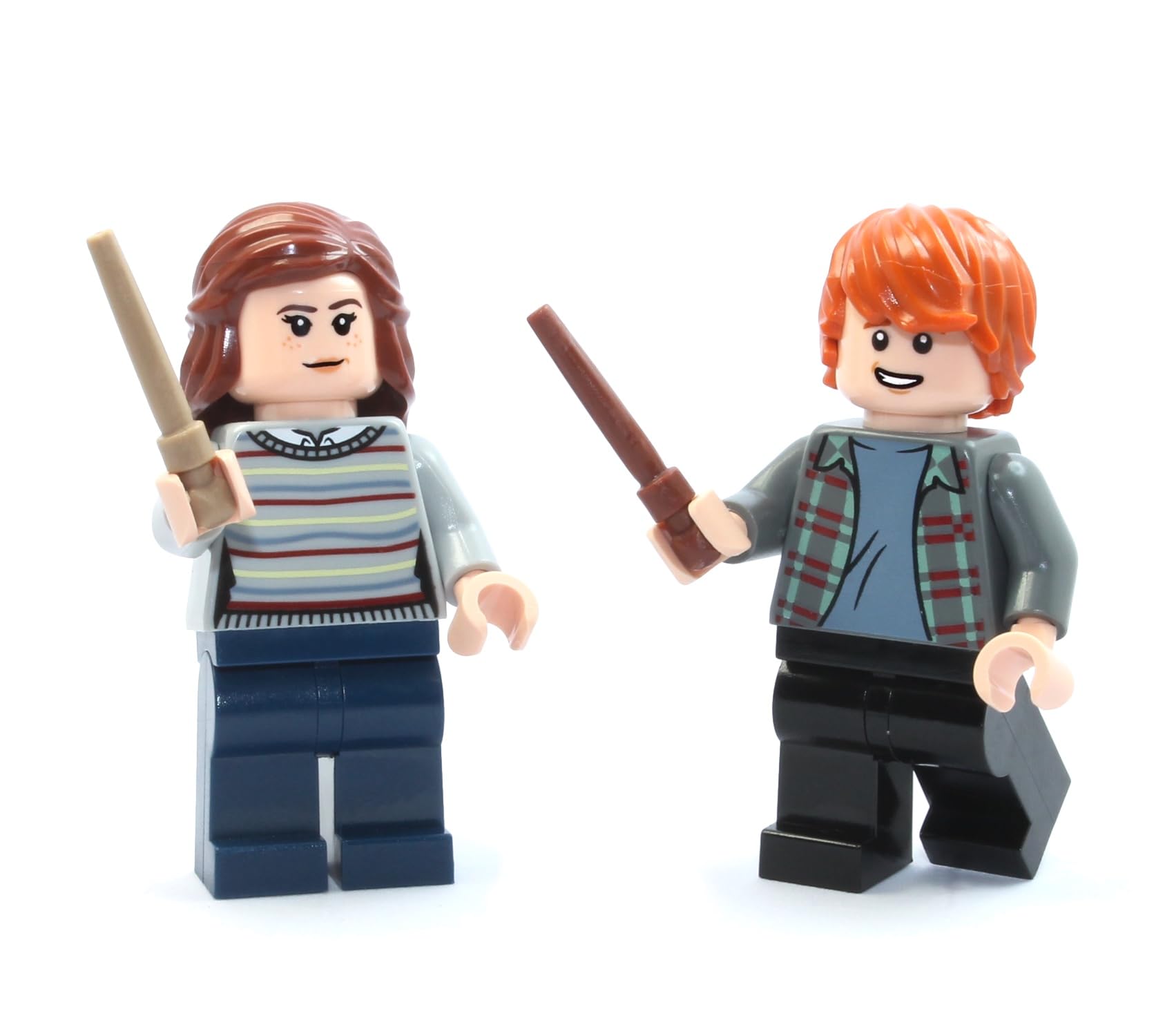 Foto 2 pulgar | Combo De Minifiguras Lego Harry Potter Hermione Ron Con Varitas - Venta Internacional.