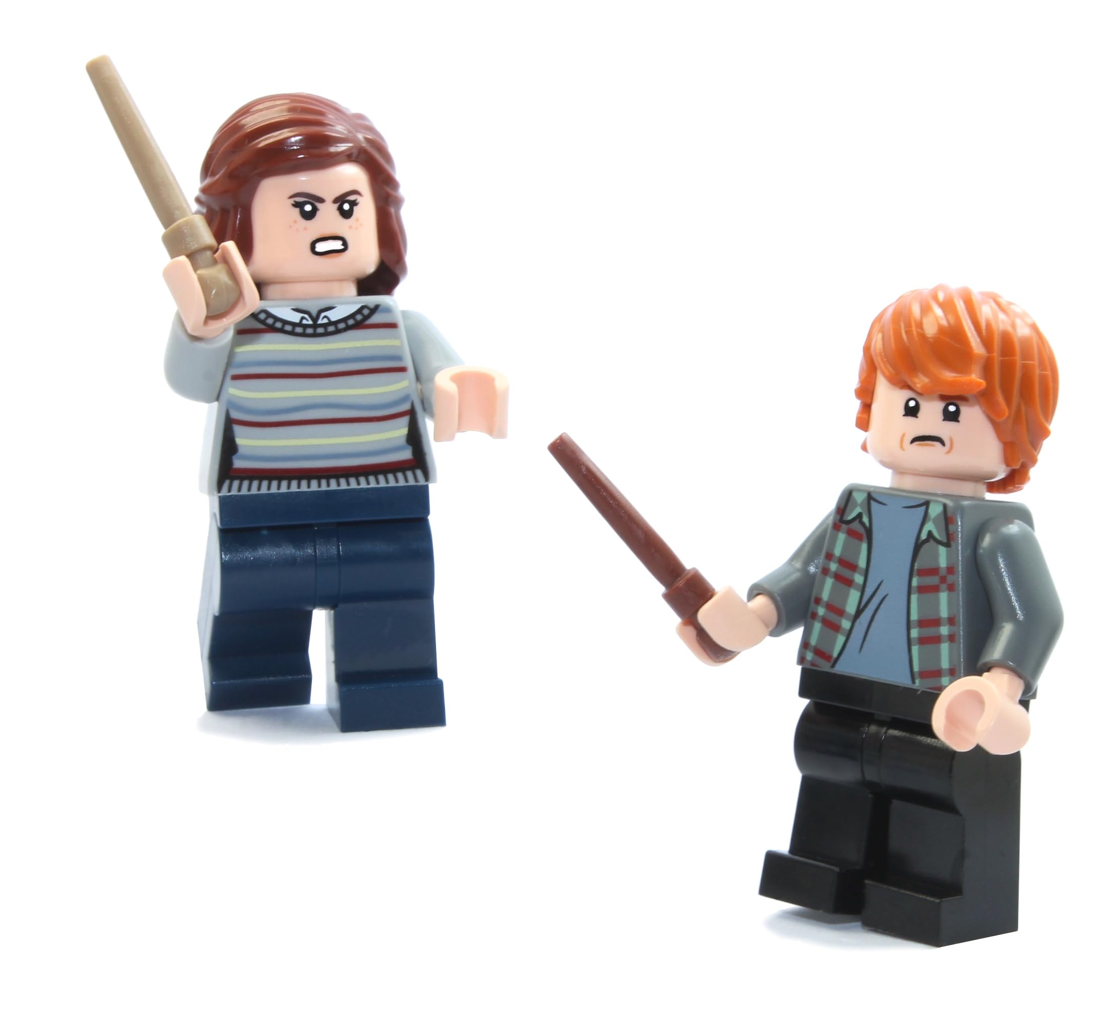 Foto 3 pulgar | Combo De Minifiguras Lego Harry Potter Hermione Ron Con Varitas - Venta Internacional.