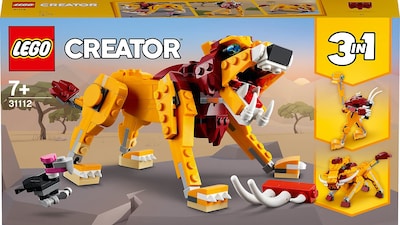 Foto 1 | Juguete Lego Creator 3 En 1: León Salvaje, Avestruz Y Jabalí, 224 Piezas - Venta Internacional.