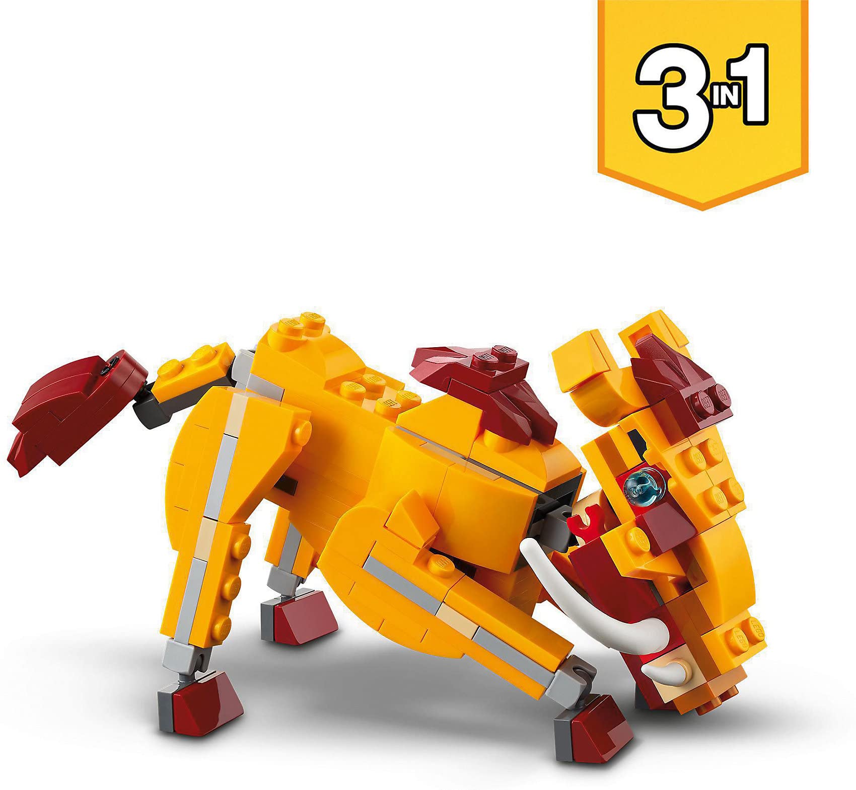 Foto 6 pulgar | Juguete Lego Creator 3 En 1: León Salvaje, Avestruz Y Jabalí, 224 Piezas - Venta Internacional.