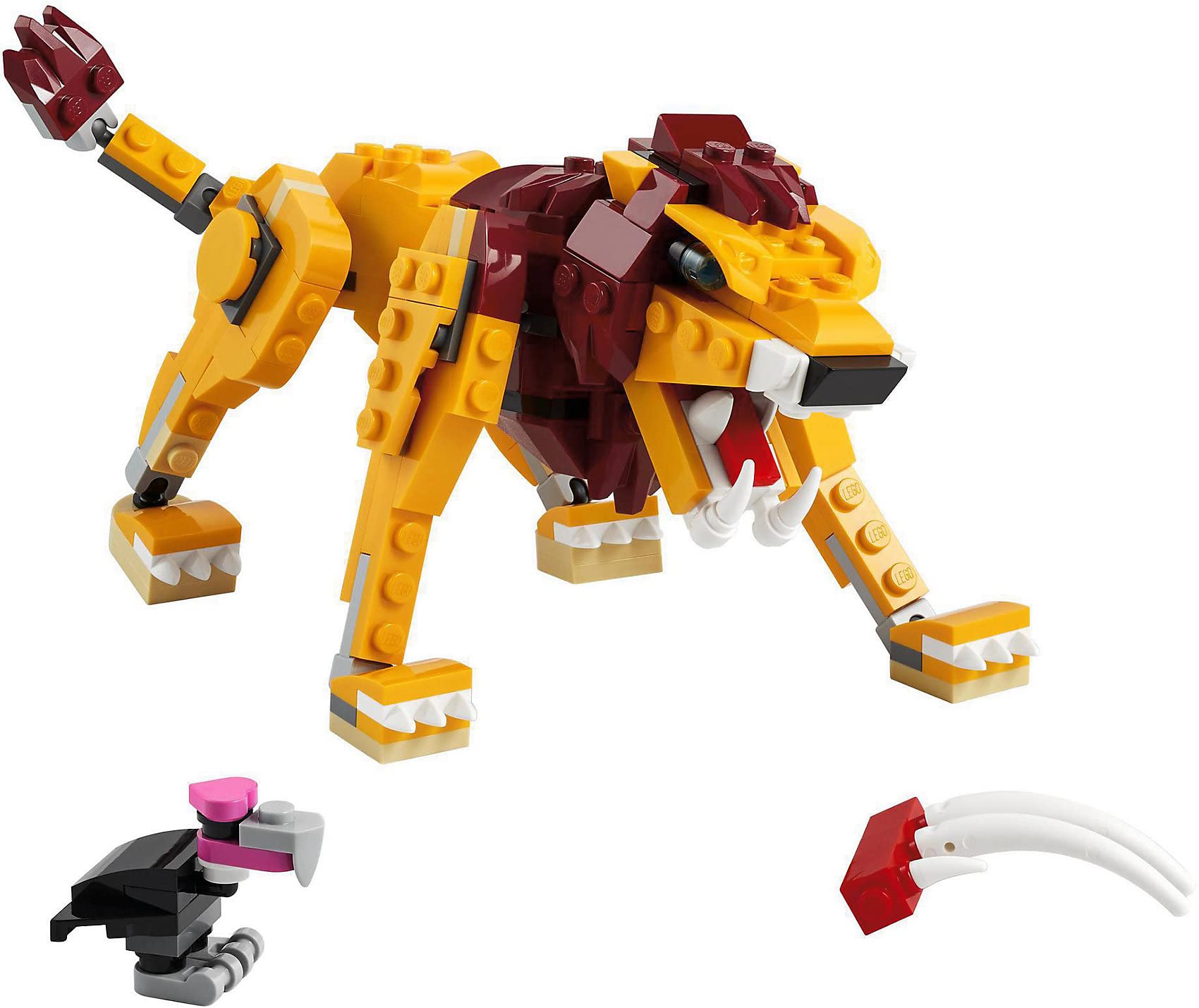 Foto 8 pulgar | Juguete Lego Creator 3 En 1: León Salvaje, Avestruz Y Jabalí, 224 Piezas - Venta Internacional.
