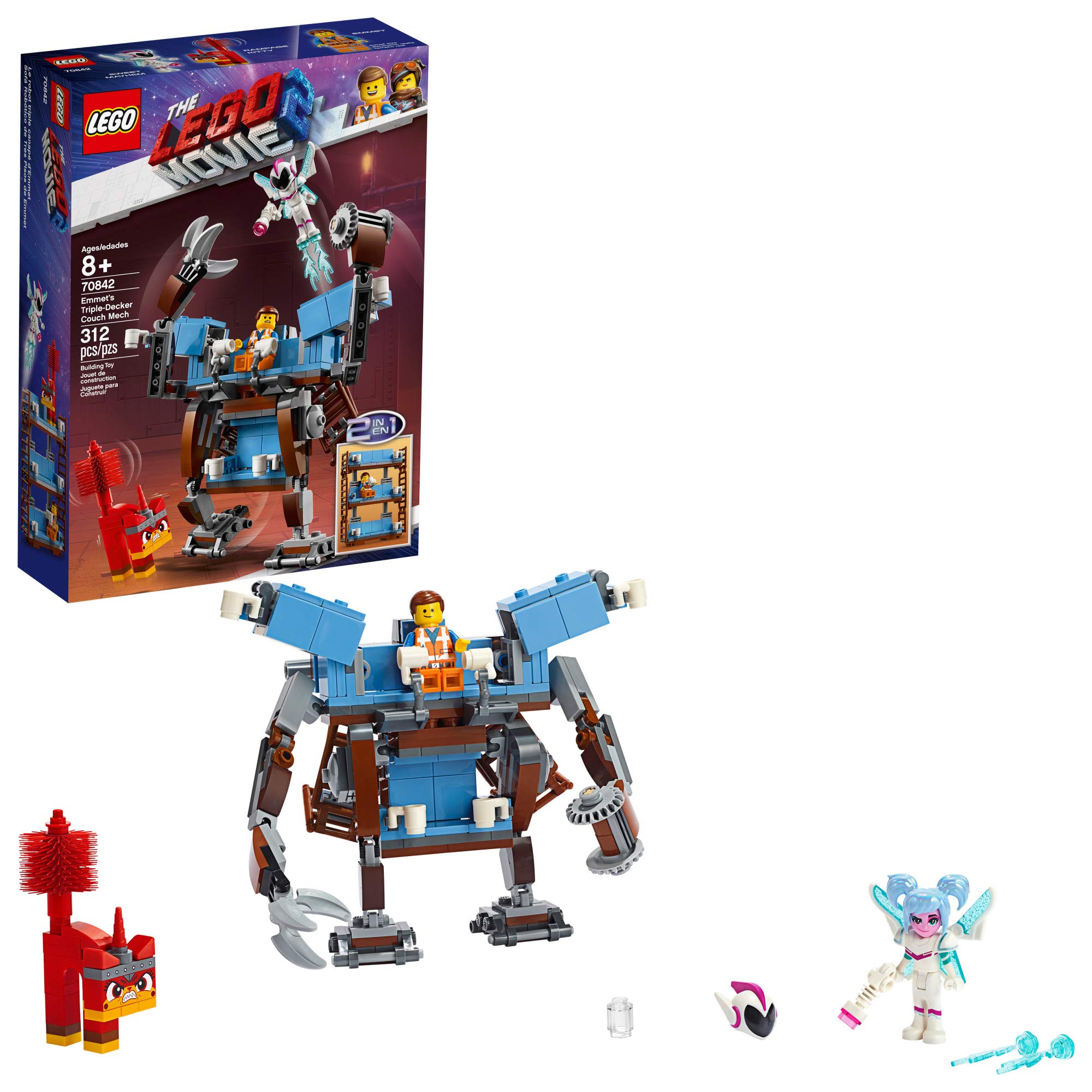 Toy Lego The Lego Movie 2 El Robot De Sofá De Tres Pisos De Emmet - Venta Internacional.