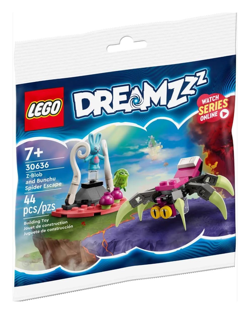 Foto 2 pulgar | Juguete Lego 30636 Z-blob Y Bunchu Spider Escape Para Niños - Venta Internacional.