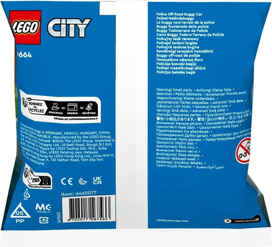 Foto 4 pulgar | Buggy Todoterreno Lego Town 30644 De La Policía De La Ciudad - Venta Internacional.