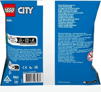 Foto 3 | Buggy Todoterreno Lego Town 30644 De La Policía De La Ciudad - Venta Internacional.