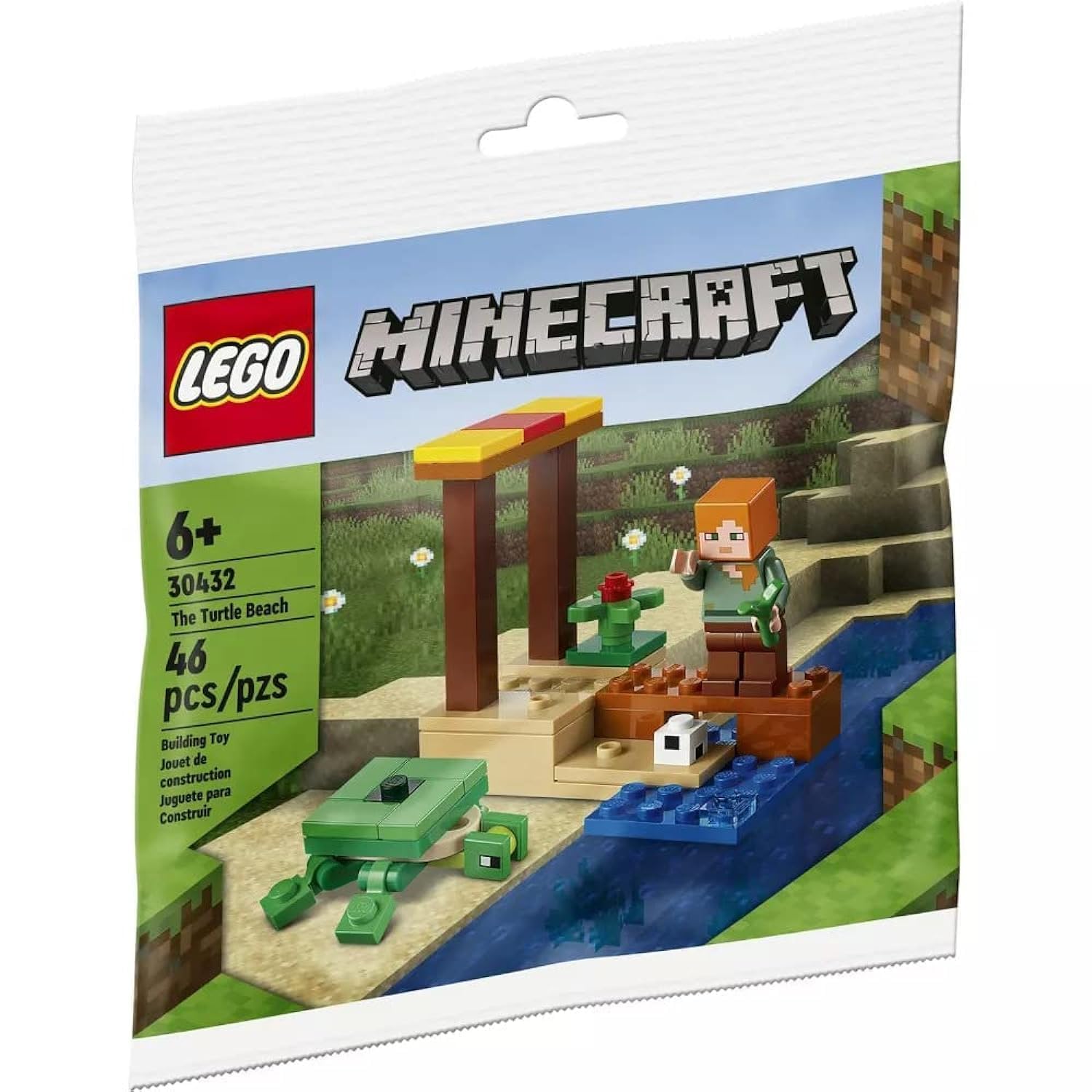 Foto 2 pulgar | Juego De Bolsas De Plástico Lego Toy Lego Minecraft, 46 Piezas Y 1 Figura - Venta Internacional.
