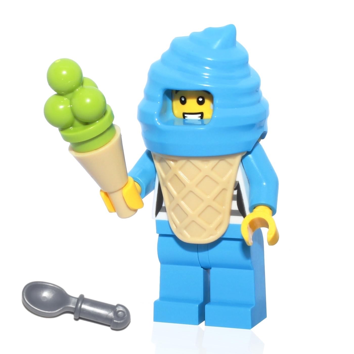 Foto 3 pulgar | Minifigura De Lego City Town, Chico Con Traje De Helado Azul - Venta Internacional.