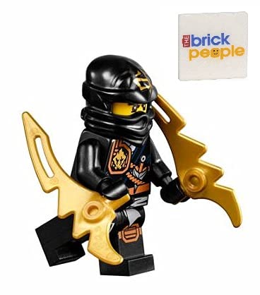 Bata Lego Minifigure Ninjago Cole Zukin Negra Con Cuchillas, 5 Cm - Venta Internacional.
