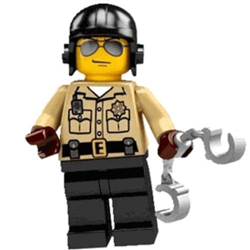 Minifigura Colección De Minifiguras Lego Serie 2 Traffic Cop - Venta Internacional.