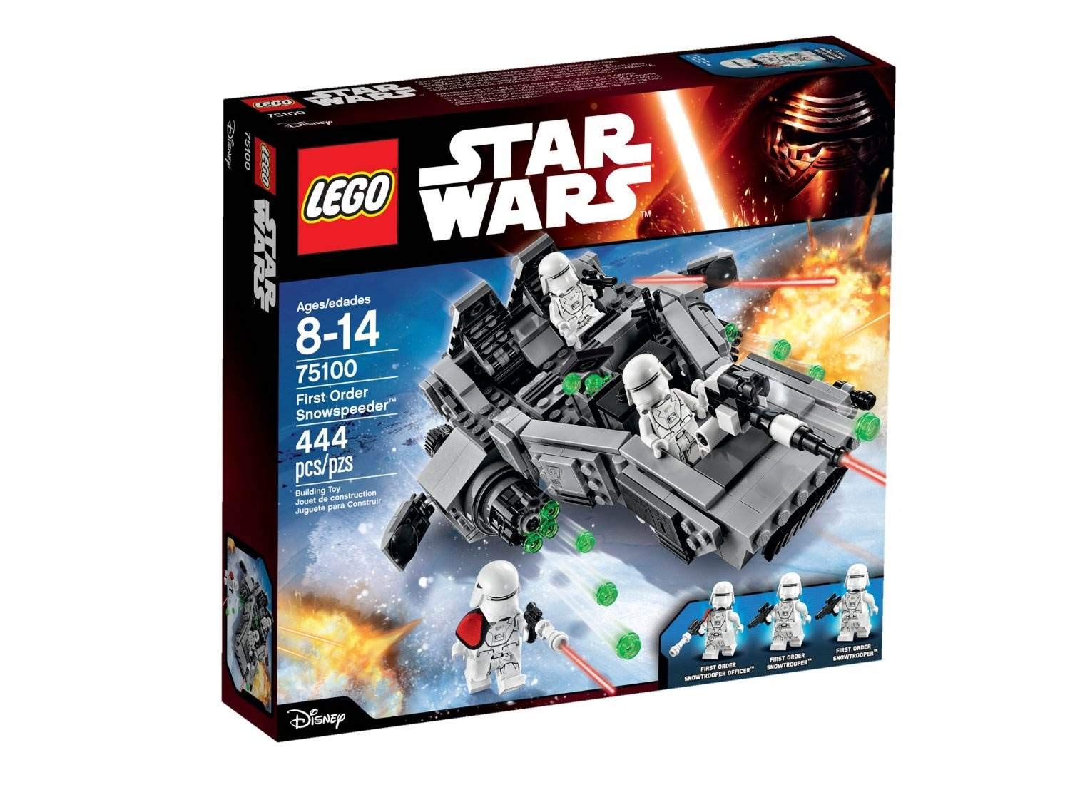 Foto 3 pulgar | Kit De Construcción Lego Star Wars First Order Snowspeeder 75100 - Venta Internacional.