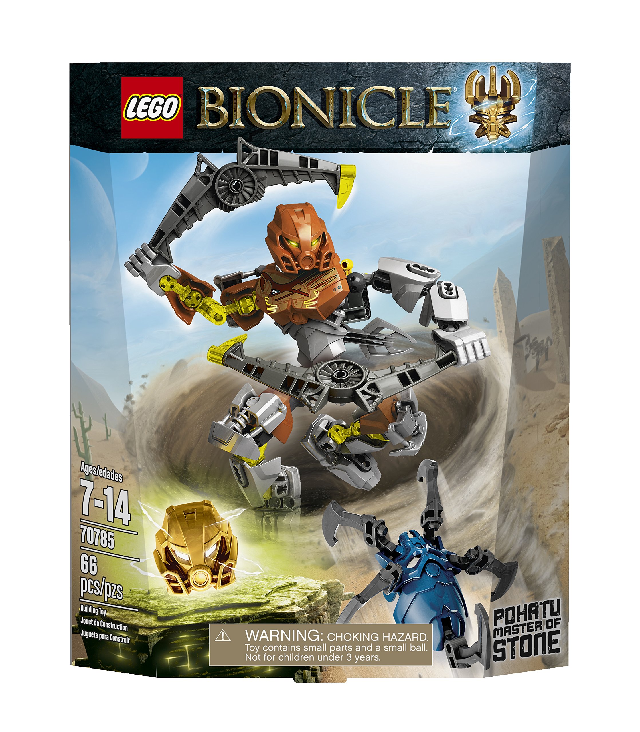 Foto 3 pulgar | Figura De Acción Lego Bionicle Pohatu Master Of Stone De 18 Cm De Altura - Venta Internacional.