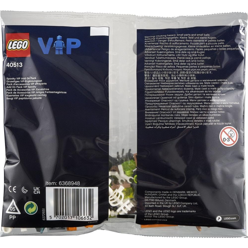 Foto 2 | Juguete De Construcción Lego Spooky Halloween Vip, Paquete Complementario 40513 - Venta Internacional.