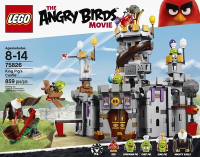 Foto 2 | Kit De Construcción Lego Angry Birds 75826 Castillo Del Rey Cerdo - Venta Internacional.
