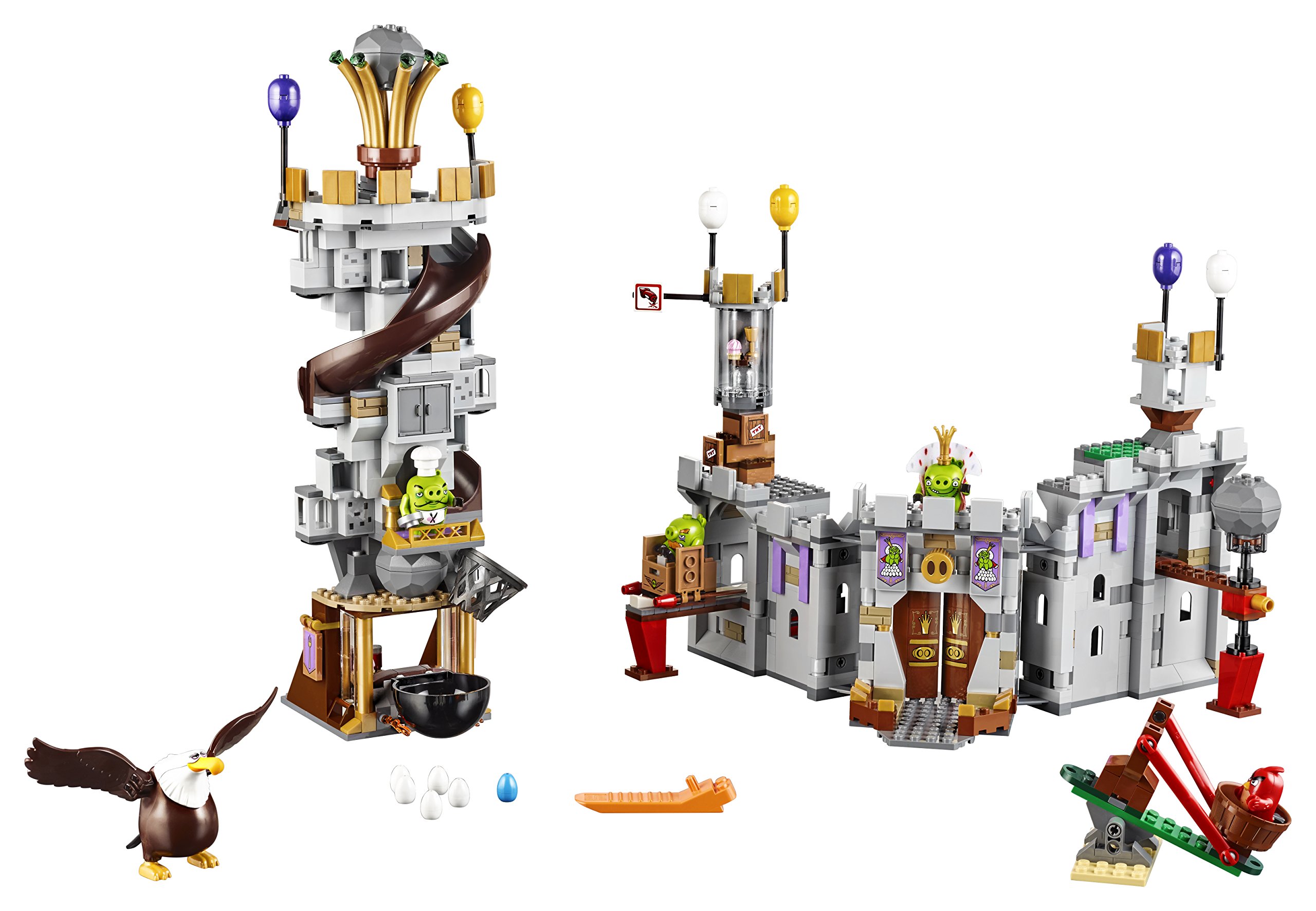 Foto 5 pulgar | Kit De Construcción Lego Angry Birds 75826 Castillo Del Rey Cerdo - Venta Internacional.