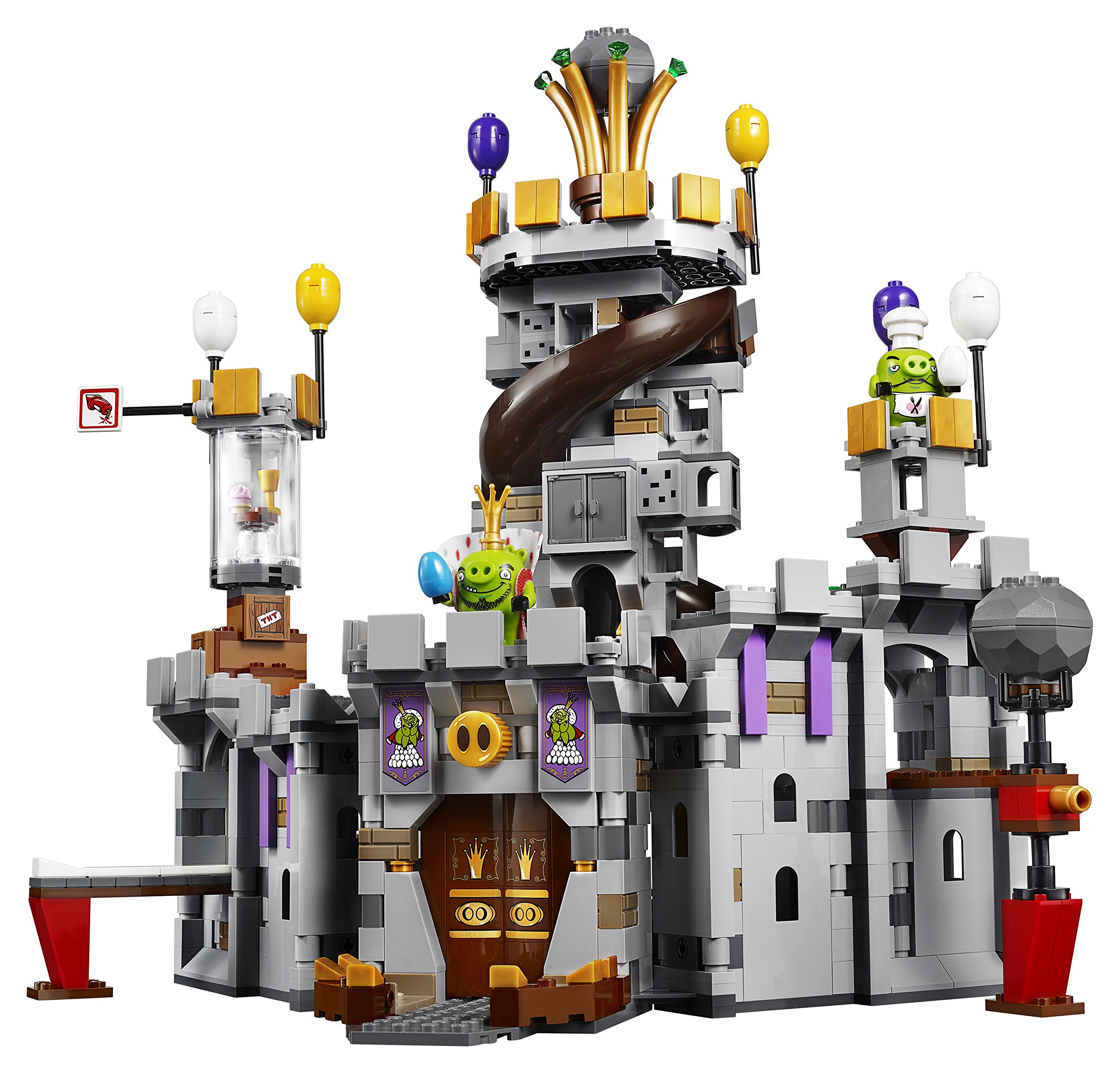 Foto 5 | Kit De Construcción Lego Angry Birds 75826 Castillo Del Rey Cerdo - Venta Internacional.