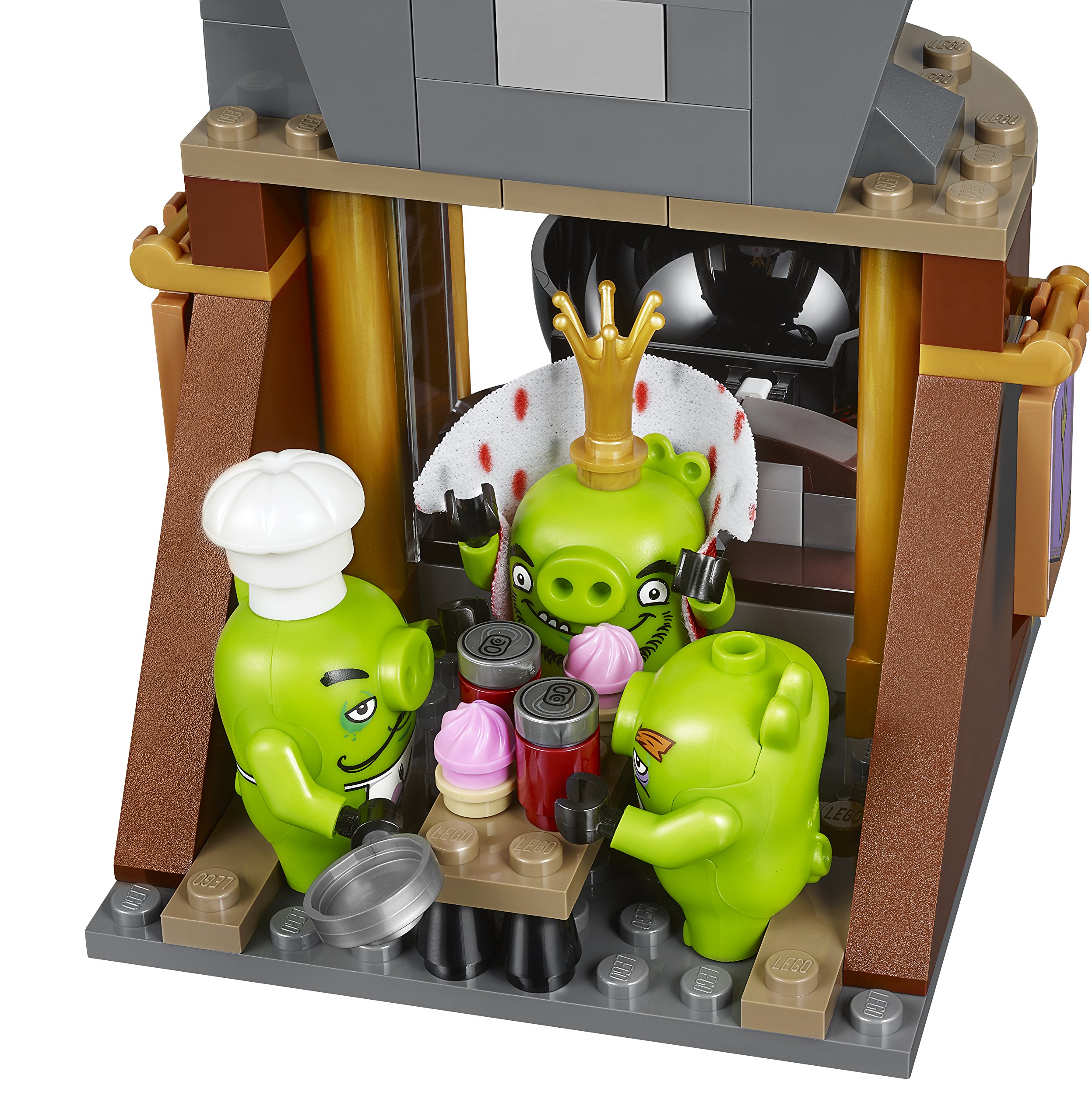 Foto 6 | Kit De Construcción Lego Angry Birds 75826 Castillo Del Rey Cerdo - Venta Internacional.