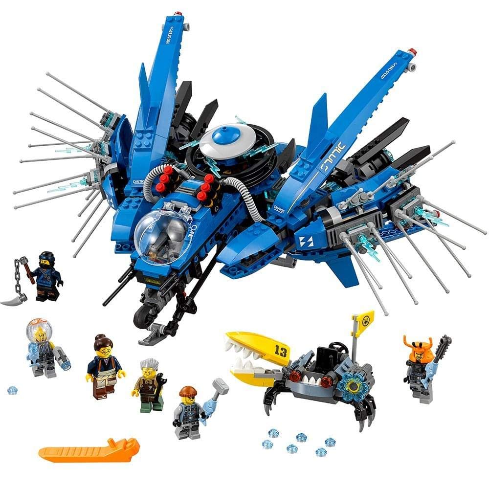 Kit De Construcción Lego Ninjago Movie Lightning Jet 70614 876 Piezas - Venta Internacional.