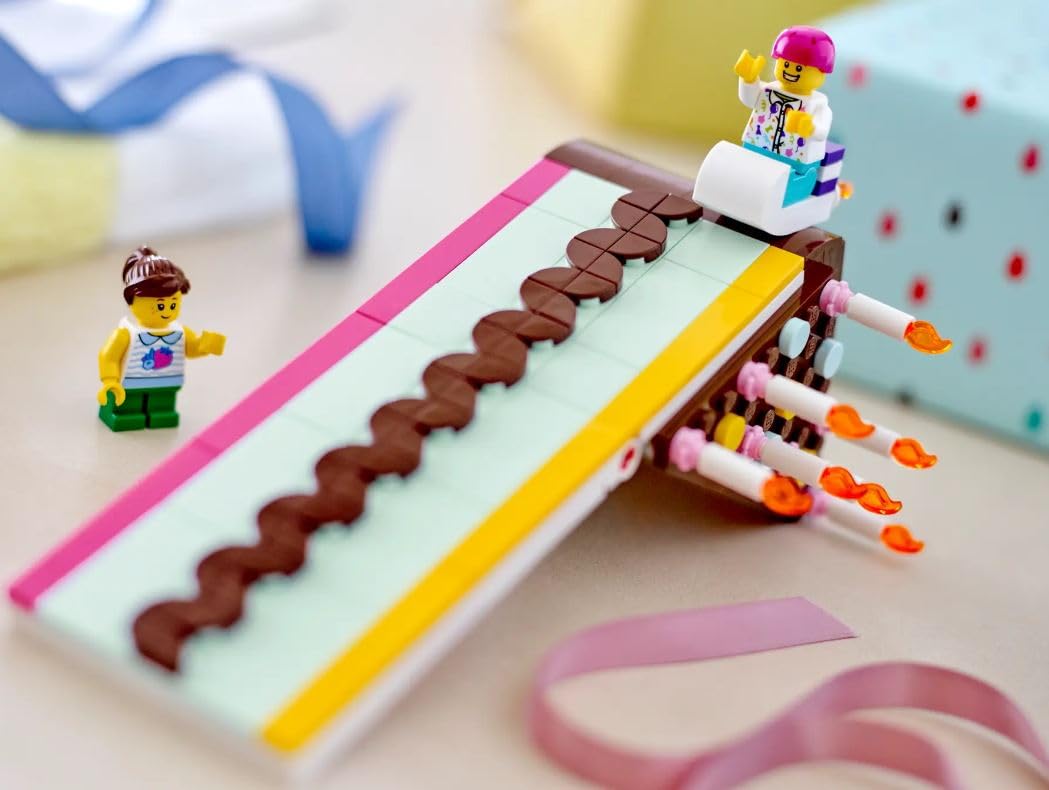 Foto 7 pulgar | Torta De Cumpleaños Lego 40641 De Building Toy Con 2 Minifiguras - Venta Internacional.