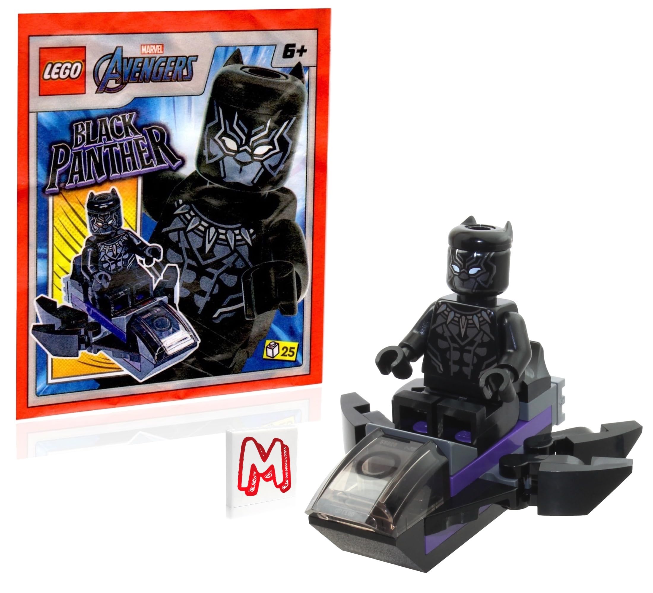 Foto 2 pulgar | Minifigura Lego Marvel Avengers Super Heroes Black Panther - Venta Internacional.