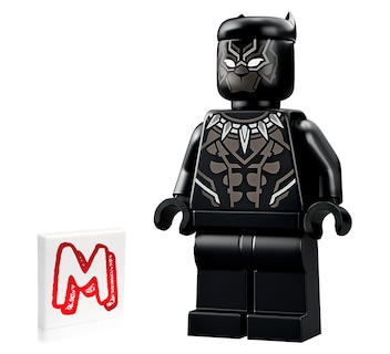 Foto 3 | Minifigura Lego Marvel Avengers Super Heroes Black Panther - Venta Internacional.