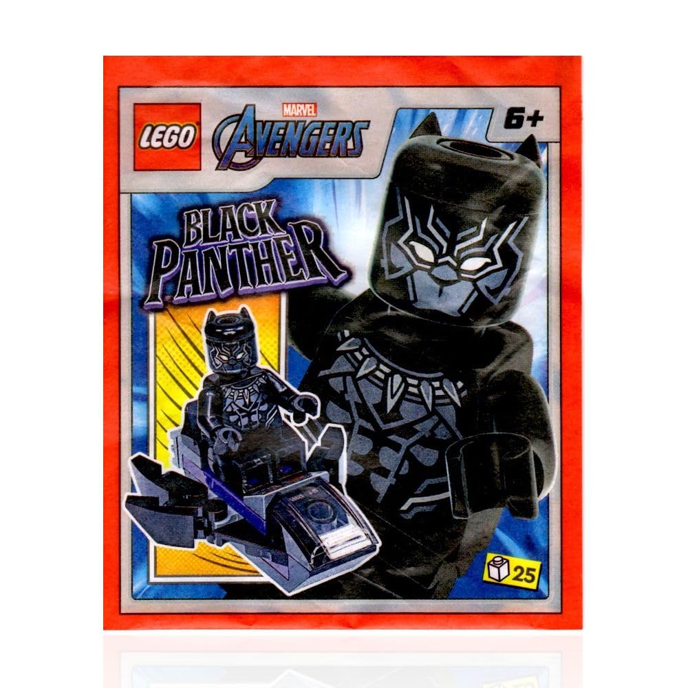 Foto 5 pulgar | Minifigura Lego Marvel Avengers Super Heroes Black Panther - Venta Internacional.