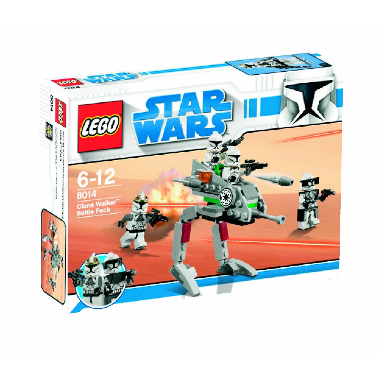 Foto 2 pulgar | Paquete De Batalla Lego Star Wars 8014 Clone Walker - Venta Internacional.
