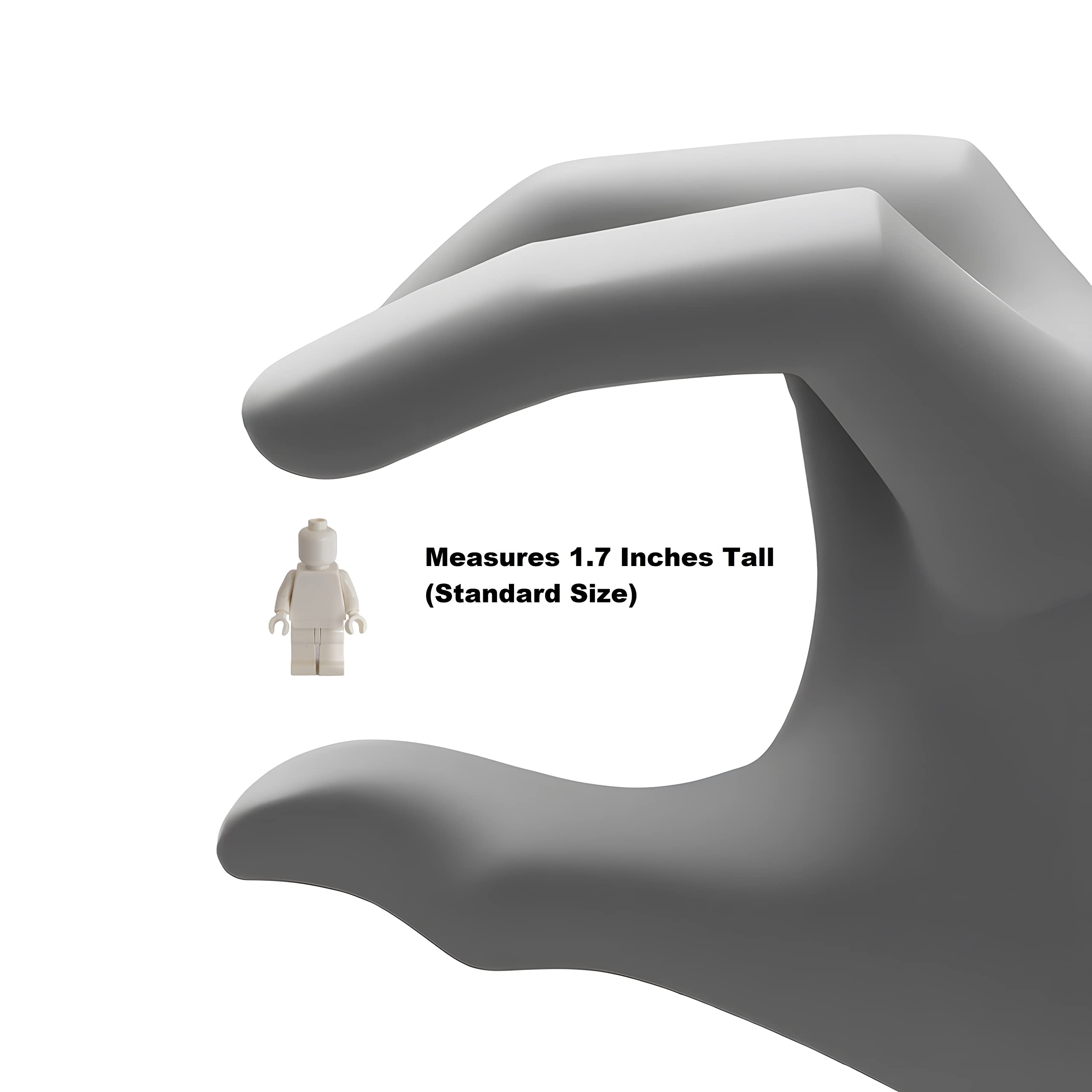 Foto 5 pulgar | Minifigura Lego, Lisa, Totalmente Blanca, Monocromática, Cabeza, Cuerpo, Torso, Brazos, Manos Y Piernas - Venta I