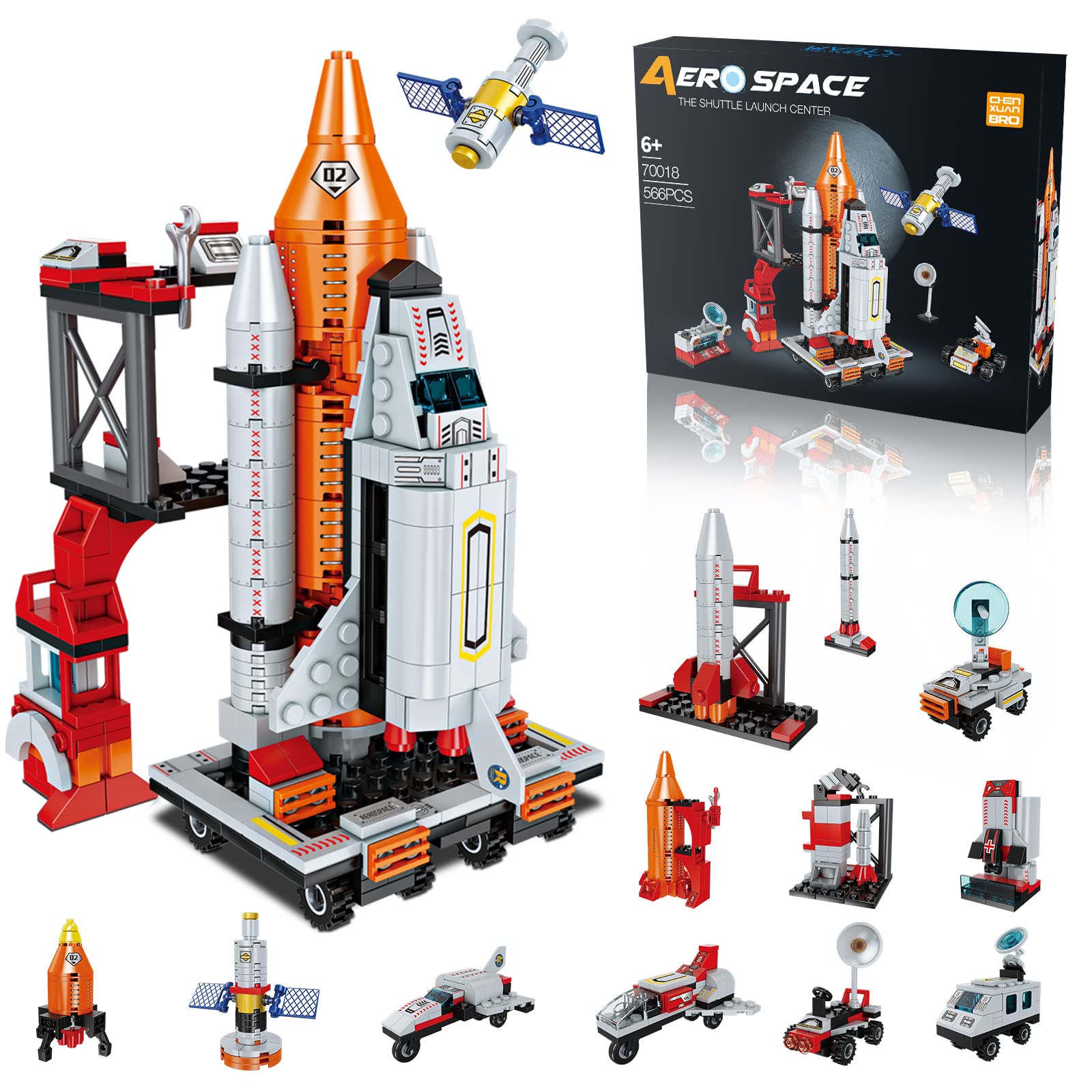 Foto 1 | Set De Bloques De Construcción Chenxuanbro Space Exploration Shuttle - Venta Internacional.