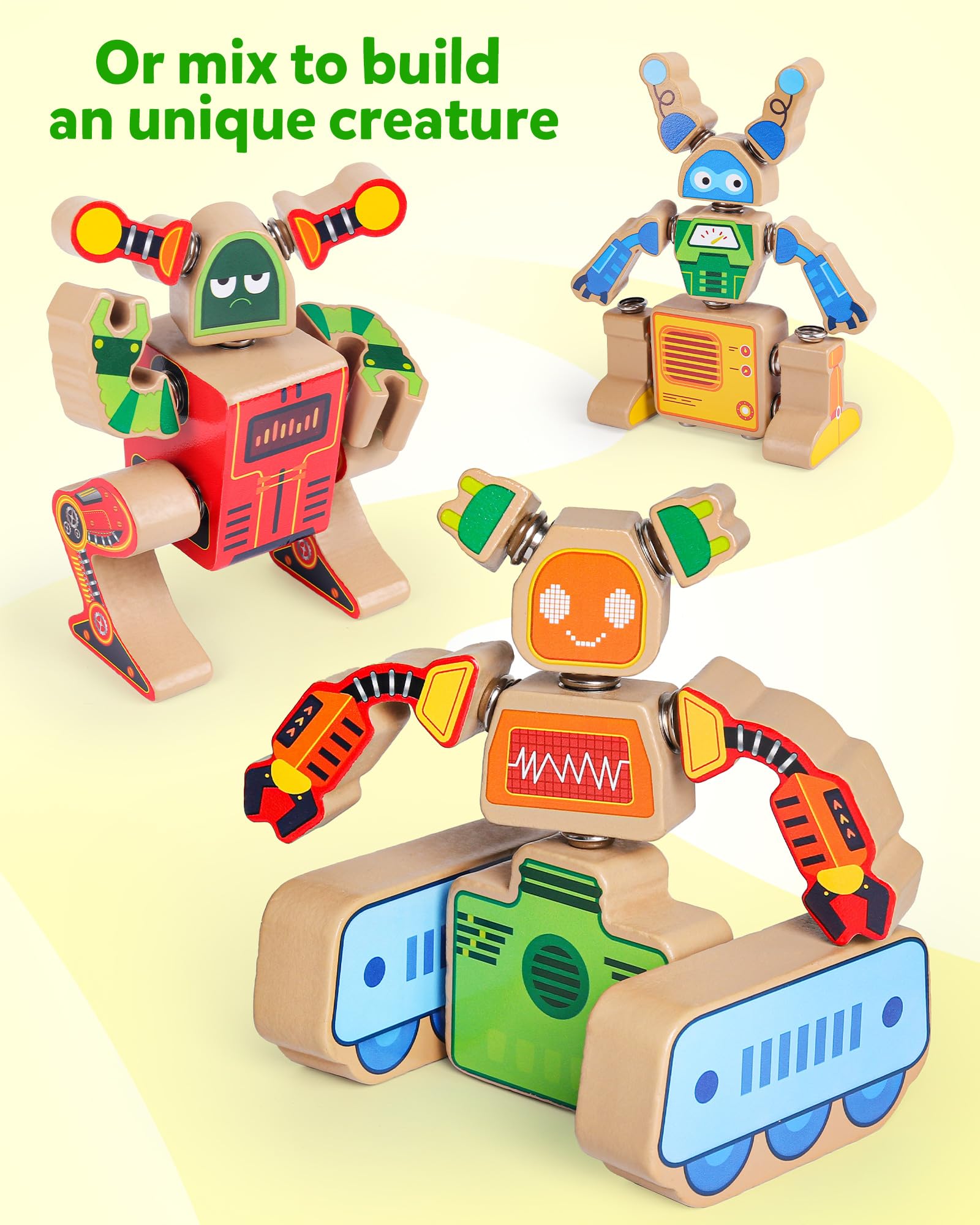 Foto 4 pulgar | Robot De Construcción Toy Coogam Fine Motor Blocks Para Niños De 3 A 5 Años - Venta Internacional.